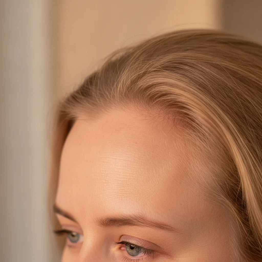 Before - Sparse hairline